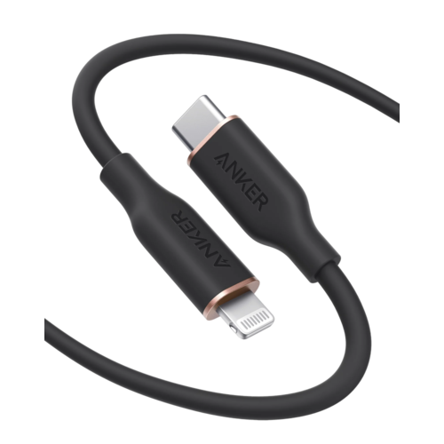 Кабель Anker PowerLine lll Flow USB-C to Lightning (A8663) черный