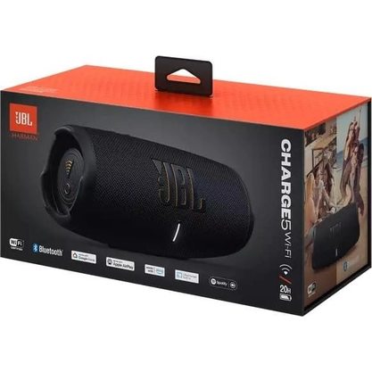 Беспроводная колонка JBL Charge 5 Wi-Fi (черный)