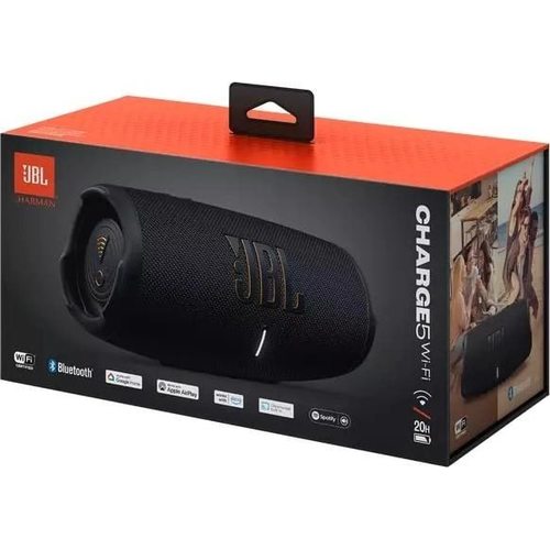 Беспроводная колонка JBL Charge 5 Wi-Fi (черный)