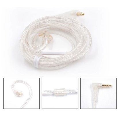 Кабель KZ Acoustics Silver Cable С (без микрофона)