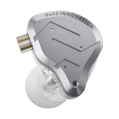 Наушники KZ Acoustics ZSN Pro 2 с микрофоном (серебристый)