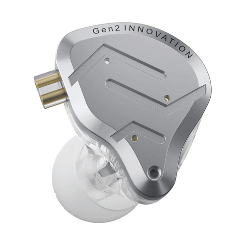 Наушники KZ Acoustics ZSN Pro 2 с микрофоном (серебристый)