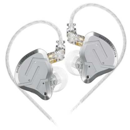 Наушники KZ Acoustics ZSN Pro 2 без микрофона (серебристый)