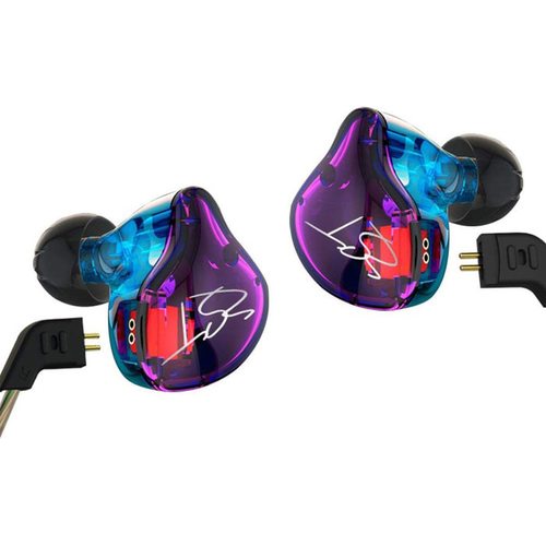 Наушники KZ ZST с микрофоном (разноцветный)