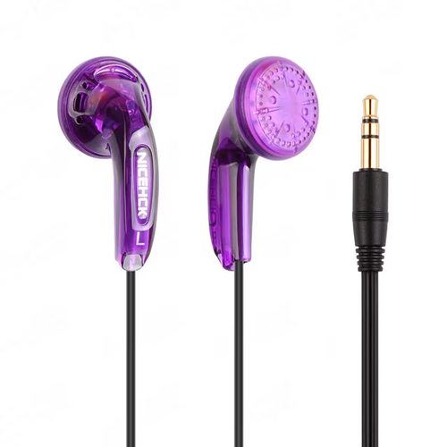 Наушники Nicehck Traceless без микрофона (3.5 mm) (фиолетовый)