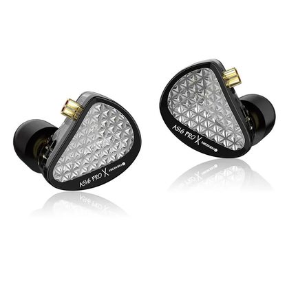 Наушники KZ Acoustics AS16 PRO X с микрофоном (черный)