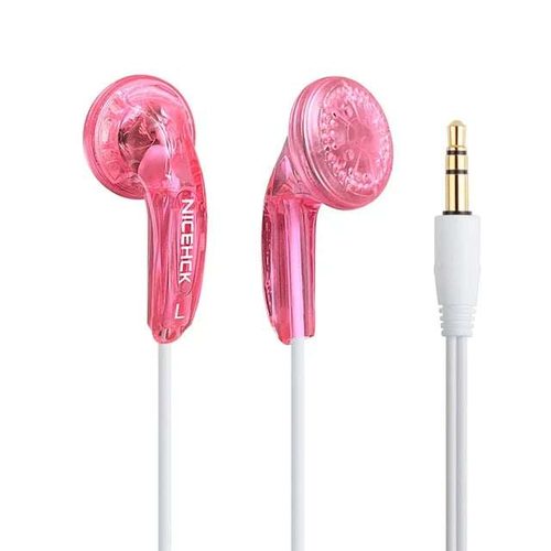 Наушники Nicehck Traceless без микрофона (3.5 mm) (розовый)