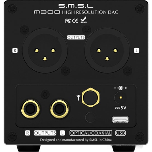 Стационарный усилитель и ЦАП SMSL M300 (черный)