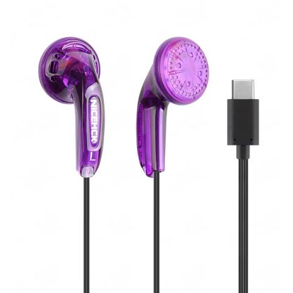 Наушники Nicehck Traceless без микрофона (Type-C) (фиолетовый)