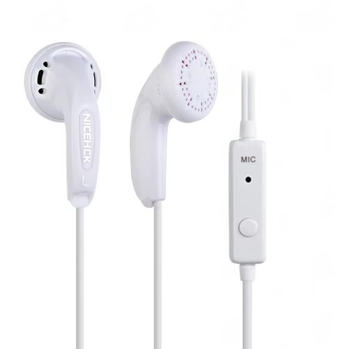 Наушники Nicehck Traceless с микрофоном (Type-C) (белый)
