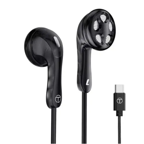 Наушники TRN Seahorse с микрофоном (Type-C) (черные)