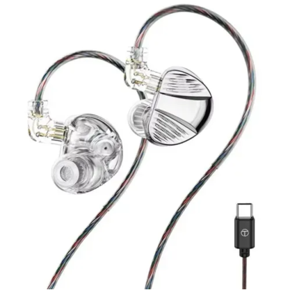 TRN V10 Pro с микрофоном (Type-C) (серебристый)