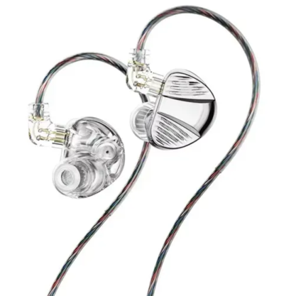 Наушники TRN V10 Pro без микрофона (3.5 мм) (серебристый)