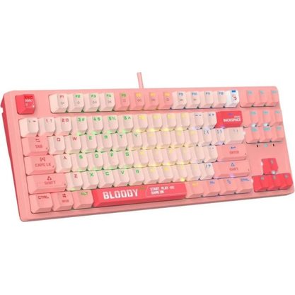 Игровая клавиатура A4Tech Bloody S87 Energy (розовый)