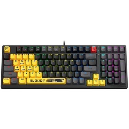 Игровая клавиатура A4Tech Bloody S98 SPORTS LIME (желтый/серый)