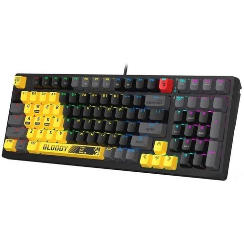 Игровая клавиатура A4Tech Bloody S98 SPORTS LIME (желтый/серый)