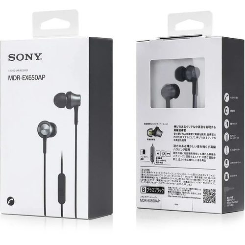 Наушники Sony MDR-EX650AP (черный)