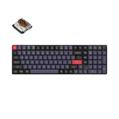 Игровая клавиатура Keychron K17 Pro Knob Hot-Swap Gateron low profile Brown Switch (EN)