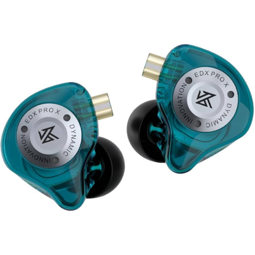 Наушники KZ Acoustics EDX Pro X без микрофона (бирюзовый)