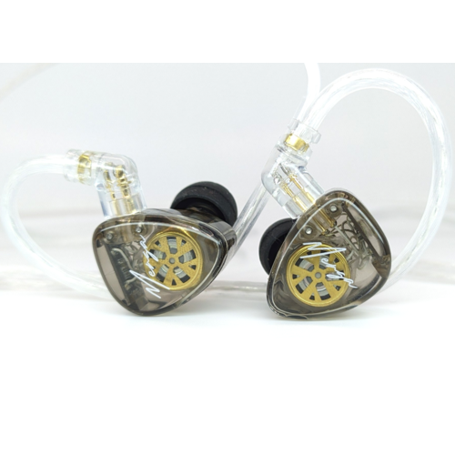 Наушники KZ Merga c микрофоном (серебристый)