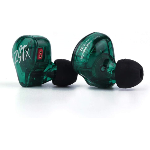 Наушники KZ Acoustics ZST X без микрофона (аквамарин)