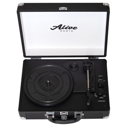 Виниловый проигрыватель Alive Audio Glam Noir
