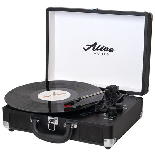 Виниловый проигрыватель Alive Audio Glam Noir
