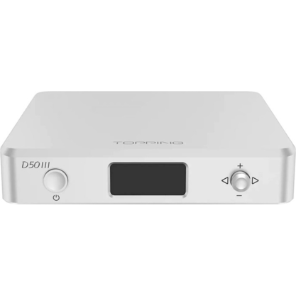 Портативный усилитель и ЦАП Topping D50III (серебристый)