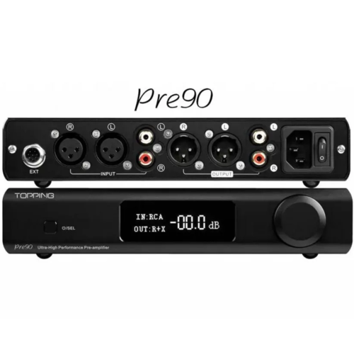 Стационарный усилитель и ЦАП Topping Pre90 (черный)