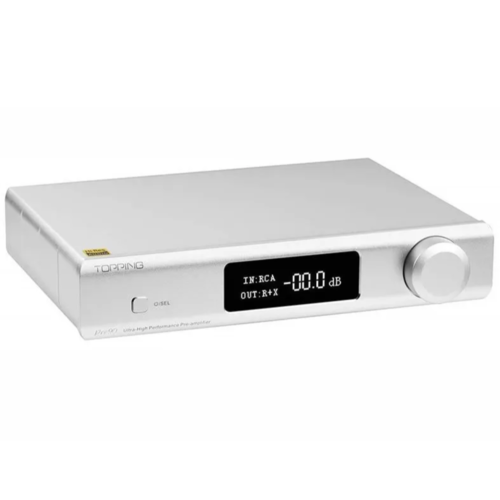 Стационарный усилитель и ЦАП Topping Pre90 (серебристый)