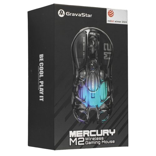 Игровая мышка Gravastar M2 Transparent Black