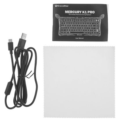 Игровая клавиатура Gravastar Mercury K1 Pro Interstellar Silver