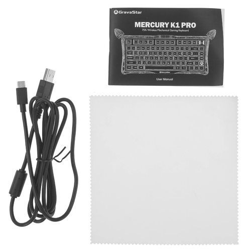 Игровая клавиатура Gravastar Mercury K1 Pro Interstellar Silver