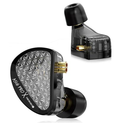 Наушники KZ Acoustics AS16 PRO X без микрофона (черный)