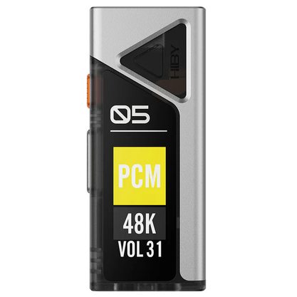 Портативный усилитель и ЦАП HIBY FC5 USB (с экраном) (серебристый)