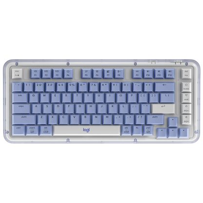 Игровая клавиатура Logitech Alto Keys K75M (белый/голубой)