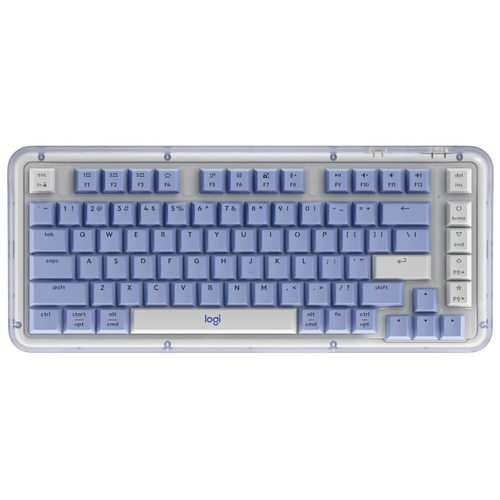 Игровая клавиатура Logitech Alto Keys K75M (белый/голубой)