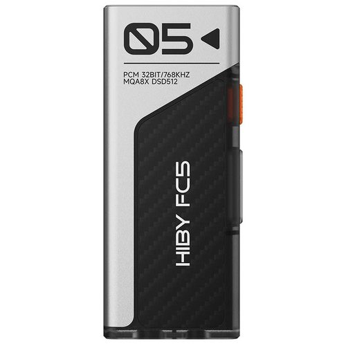 Портативный усилитель и ЦАП HIBY FC5 USB (с экраном) (серебристый)