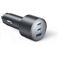 Автомобильное зарядное Anker Nano (167.5W, 3 Ports) A2737 (серебристый)