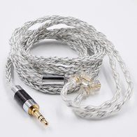 KZ Transparent Silver blue mixed (784 core) upgrade cable (3.5 мм)