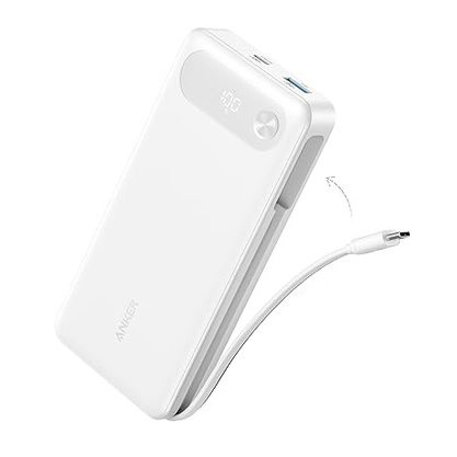 Портативное зарядное устройство (Powerbank) Anker Power Bank 20K 87W USB-C A1383 (белый)