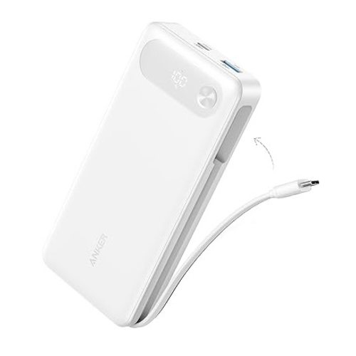 Портативное зарядное устройство (Powerbank) Anker Power Bank 20K 87W USB-C A1383 (белый)
