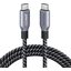 Anker Prime USB-C to USB-C Cable (240W, Upcycled-Braided) A88E2 1.8 м (черный)