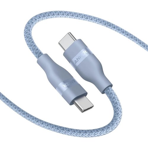 Кабель Anker USB Type-C - USB Type-C Cable A82E2 1.8 м (голубой)