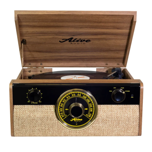 Виниловый проигрыватель Alive Audio FUSION Light Wood