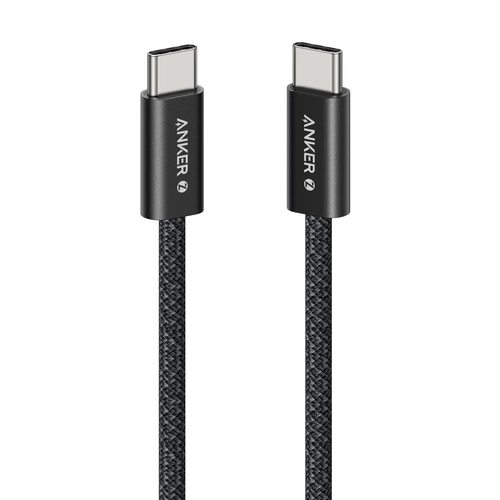Кабель Anker Zolo USB-C to USB-C 240W Braided 1.5 м (A8060) (черный)