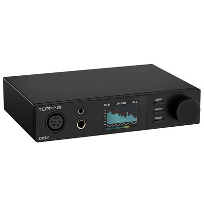 Портативный усилитель и ЦАП Topping DX5 II (черный) EN