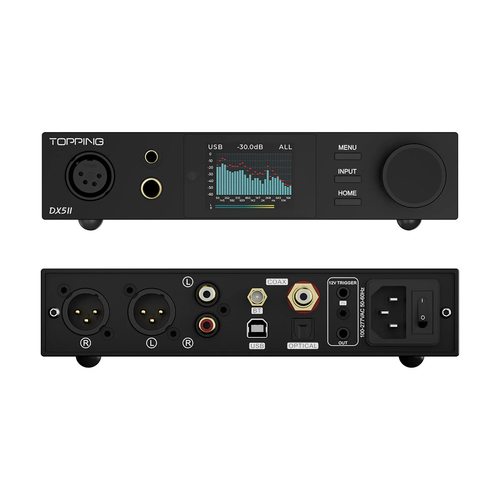 Портативный усилитель и ЦАП Topping DX5 II (черный) EN