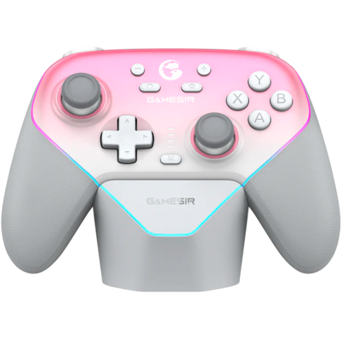 Геймпад (джойстик) GameSir T4n Pro (бело-розовый)