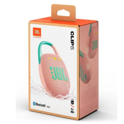 Беспроводная колонка JBL Clip 5 (розовый)